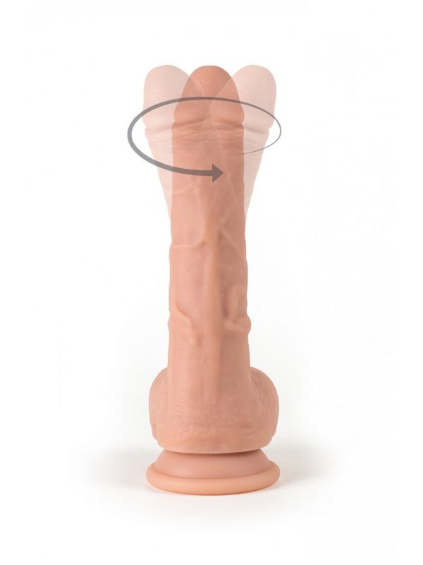 Vibrador realista ROTACIÓN 360 control remoto 21 cm VIRGITE R10