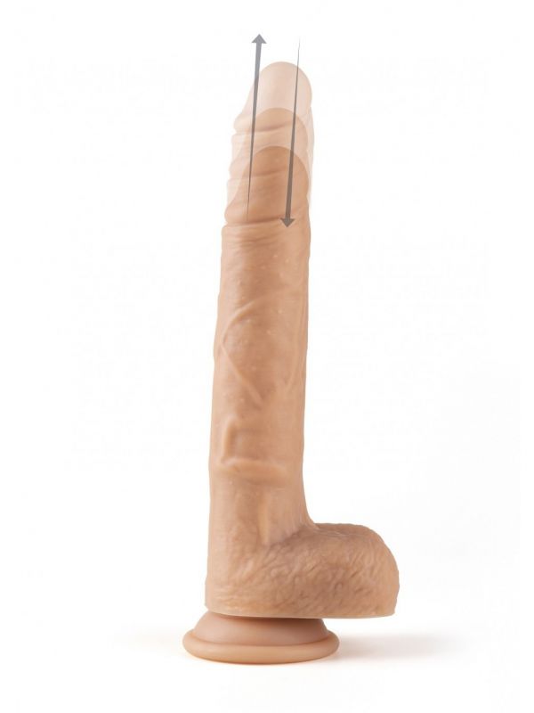 Vibrador realista SUBE Y BAJA control remoto 23cm VIRGITE R14