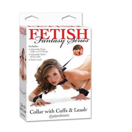 Fetish Collar, Esposas y Correa PIPEDREAM