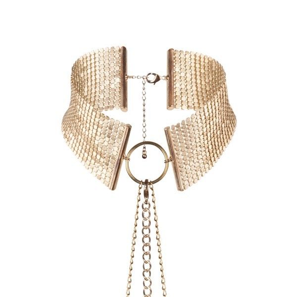 Collar metálico dorado Désir Métallique