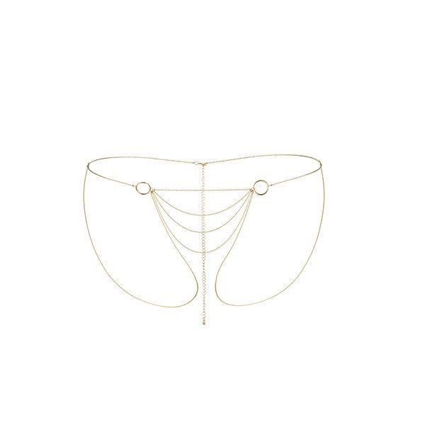 MAGNIFIQUE CULOTTE DE CADENAS METÁLICAS