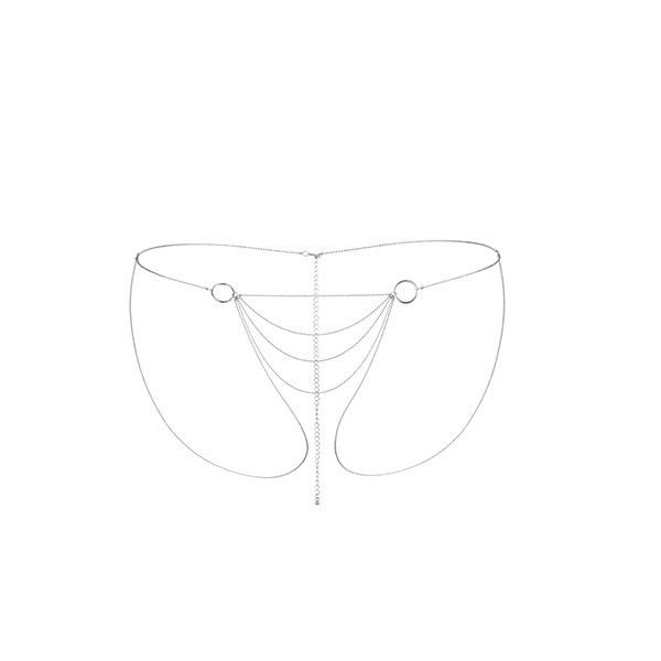 MAGNIFIQUE CULOTTE DE CADENAS METÁLICAS