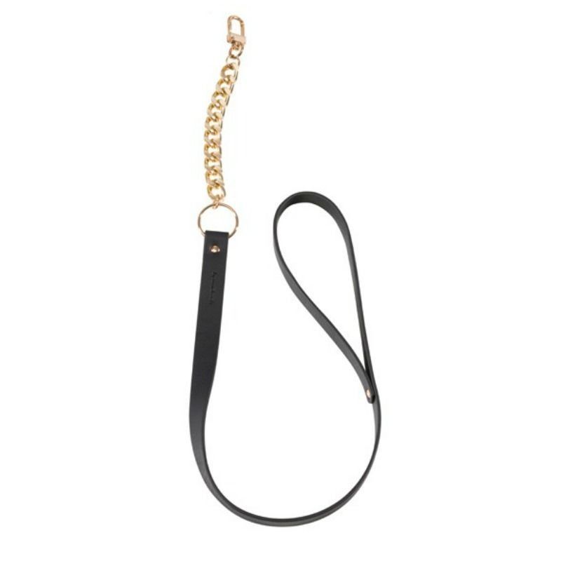 MAZE Collar con Correa Negro