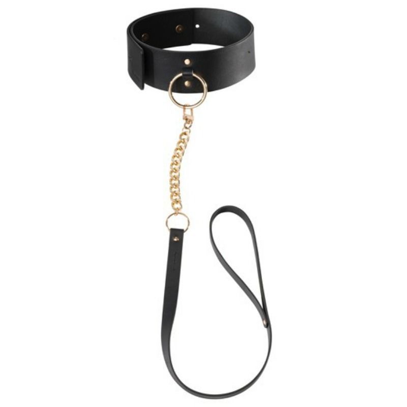 MAZE Collar con Correa Negro
