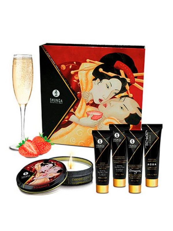 Kit Secretos de Geisha Fresas-Champagne