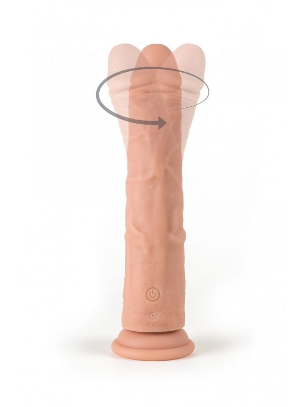 Vibrador realista ROTACIÓN 360 control remoto 21 cm VIRGITE R8
